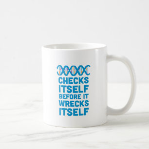 Caneca De Café O ADN verifica-se