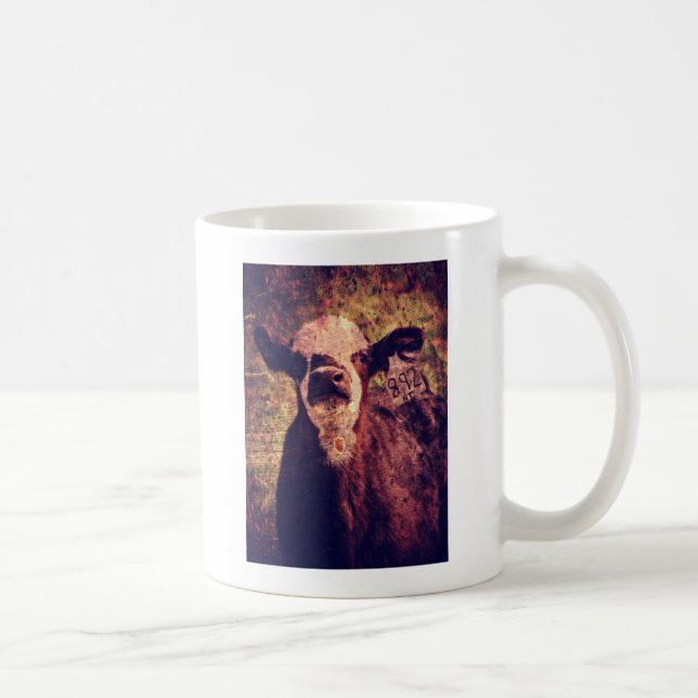 Caneca De Café O Adorável Vitelo (Direita)