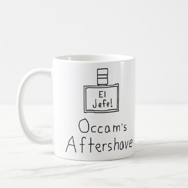 Caneca De Café O aftershave de Occam (Esquerda)
