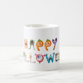 Caneca De Café O Alfabeto dos Monstros