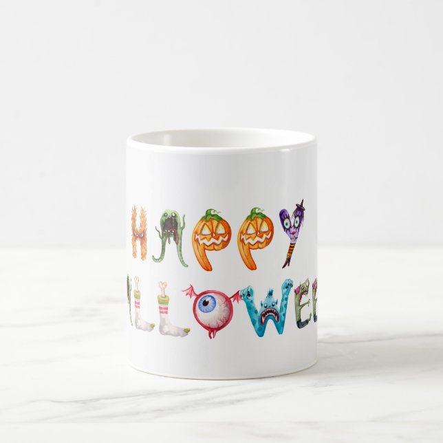 Caneca De Café O Alfabeto dos Monstros (Centro)