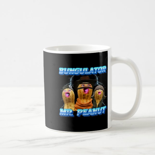 Caneca De Café O Amendoim Queimado Funny Goop Sr. Peanut Bungulat (Direita)