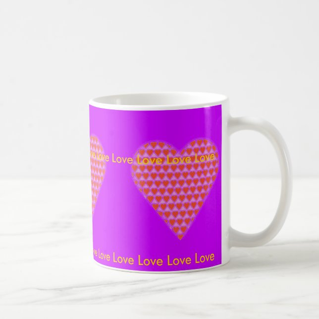 Caneca De Café O Amor Amor Mug (Direita)