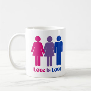 Caneca De Café O Amor Bissexual é Amor Feminino