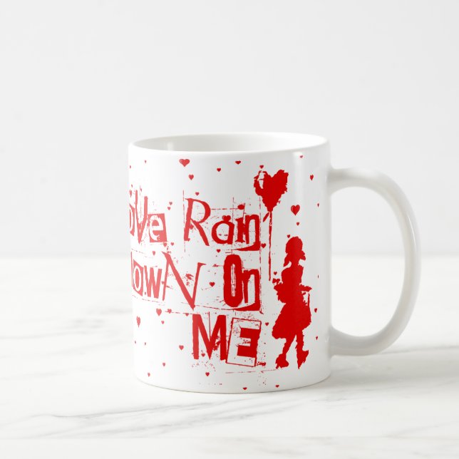 Caneca De Café o amor chover em mim (Direita)
