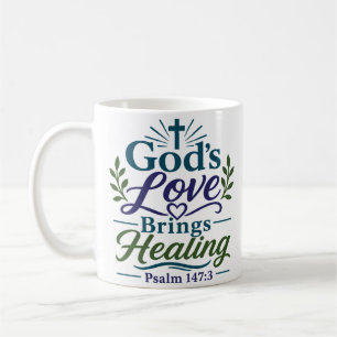 Caneca De Café O Amor de Deus Traz Cura Citação Espiritual Diária