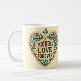 Caneca De Café O amor de uma mãe para sempre: