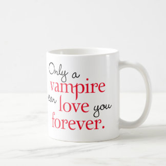 Caneca De Café O amor do vampiro agride para sempre