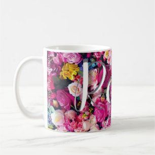 Caneca De Café O amor é como um florescimento de rosas