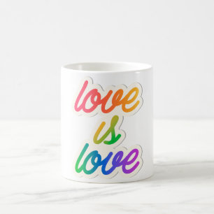 Caneca De Café O amor é LGBT