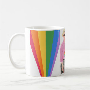 Caneca De Café O amor é o Dia de os namorados do Orgulho do Amor
