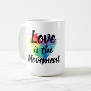 Caneca De Café O amor é o Movimento Mug