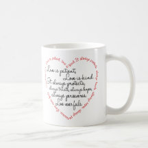 O Amor é Paciente Palavra Coração