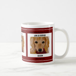 Caneca De Café O amor é para sempre ouro