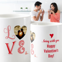 O amor está com você Dia de os namorados Mug
