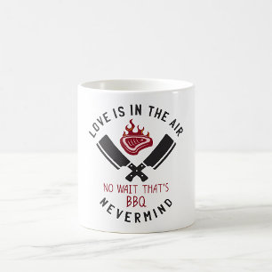 Caneca De Café O Amor Está No CHURRASCO Aéreo