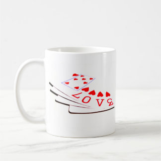 Caneca De Café O amor está nos cartões