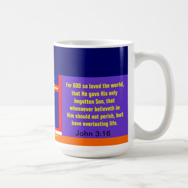 Caneca De Café "O amor incrível de Deus" (Direita)