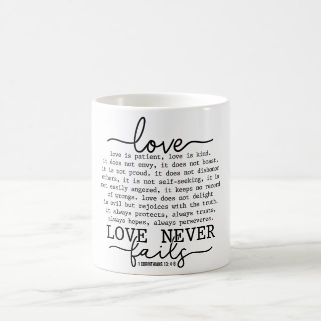 Caneca De Café O Amor Inspirador É Bonito (Centro)