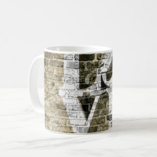 Caneca De Café O AMOR MUG Nutricional Bricks Grafite Urbano