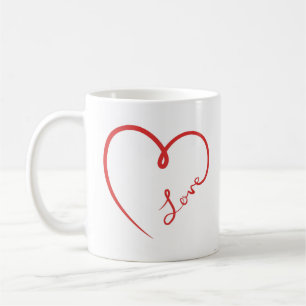 CANECA DE CAFÉ "O AMOR MUG" SÓ PARA ELE OU PARA ELA