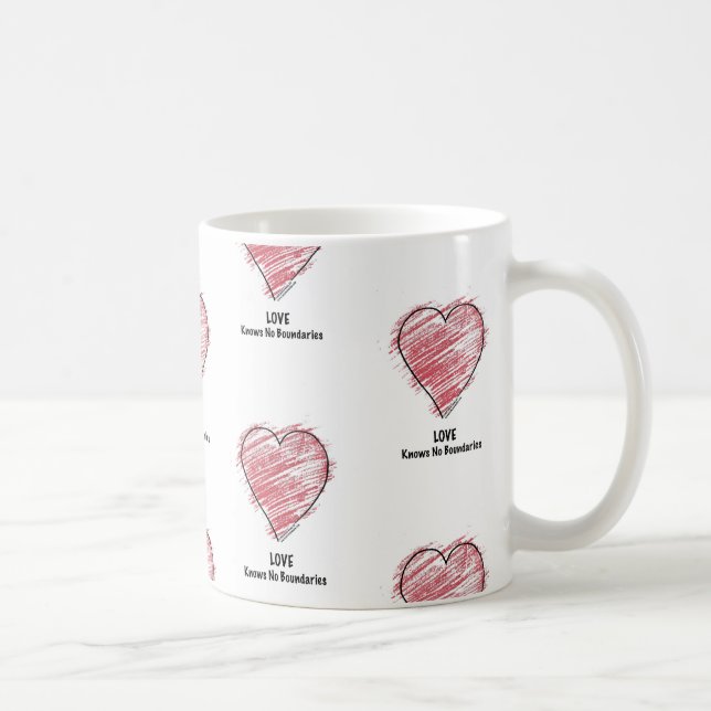Caneca De Café O AMOR não sabe nenhum limite (Direita)