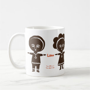 Caneca De Café O amor não sabe nenhuma beira