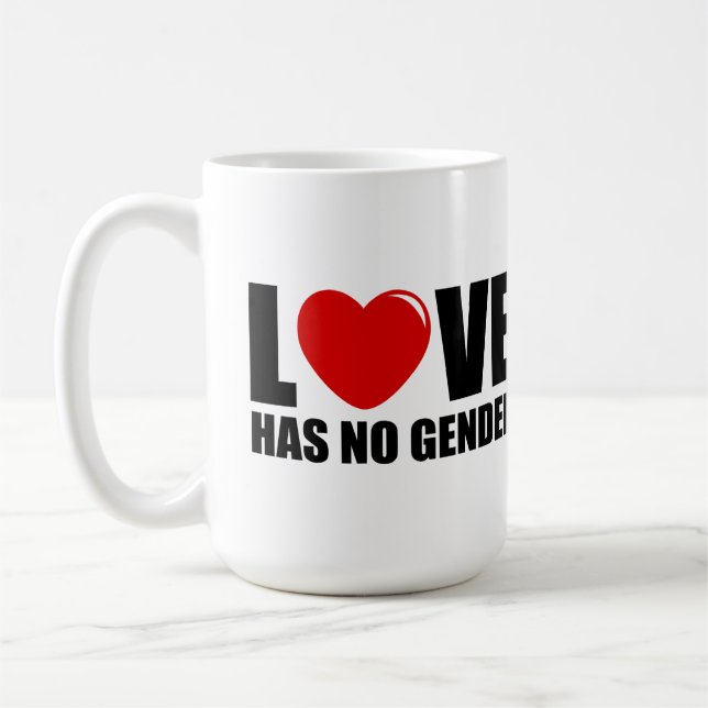 Caneca De Café O amor não tem gênero (Esquerda)