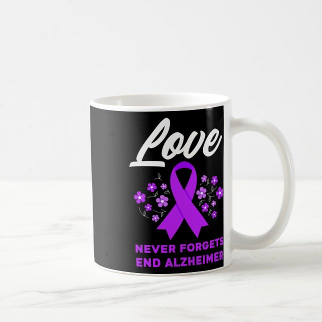 Caneca De Café O Amor Nunca Esquece Fim Heimerheimer Heimerheimer (Direita)