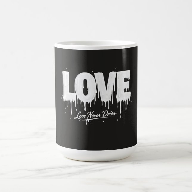 Caneca De Café O Amor Nunca Seca (Centro)