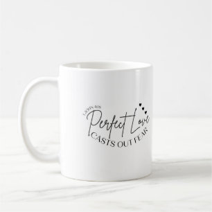 Caneca De Café O Amor Perfeito Espalha o Medo, A Textura, O Crist