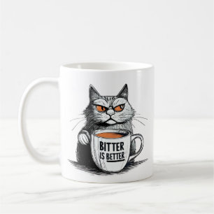 Caneca De Café O Amorso É Melhor - Design de Cota de Café Negrito