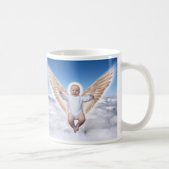 Caneca De Café O anjo pequeno da mamã! (Direita)