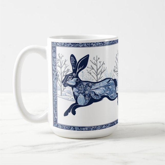 Caneca De Café O Assustador Impressionante do Hares Winter (Esquerda)