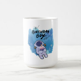 Caneca De Café O Astronauta de Aniversário