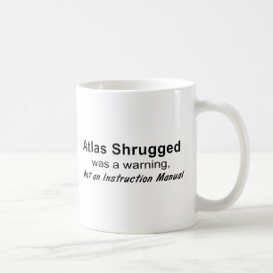 Caneca De Café O atlas Shrugged o aviso