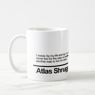 Caneca De Café O atlas Shrugged o juramento
