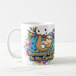 Caneca De Café O Atraso É O Meu Cardio Sloth