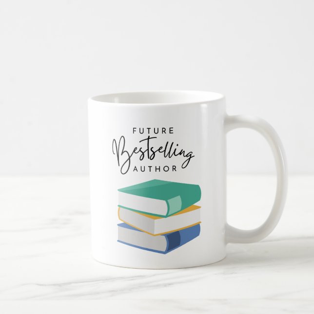 Caneca De Café O Autor Do Futuro Bestseller (Direita)