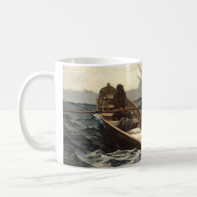 Caneca De Café O Aviso de Névoa de Winslow Homer (Esquerda)