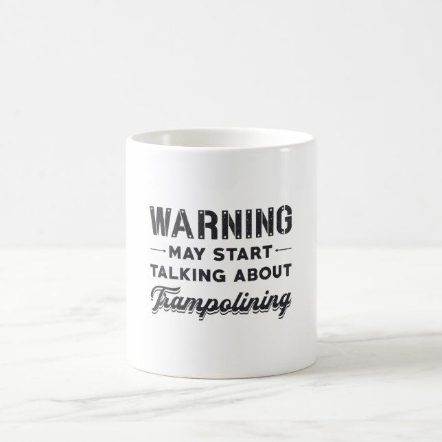 Caneca De Café O Aviso Pode Começar A Falar Sobre O Presente De T (Centro)