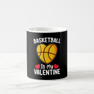 Caneca De Café O Basquete É O Meu Esporte De Valentia