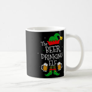 Caneca De Café O Beer Bebendo Elf Correspondendo Ao Bebê Da Famíl