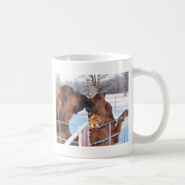 Caneca De Café O beijo - Bloodhound (Direita)