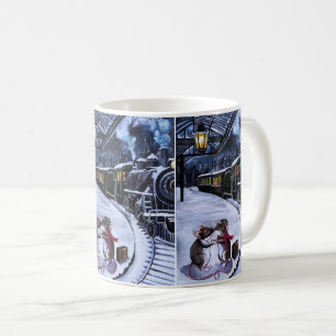 Caneca De Café O Beijo de Despedida Pintura de Alfred Fox