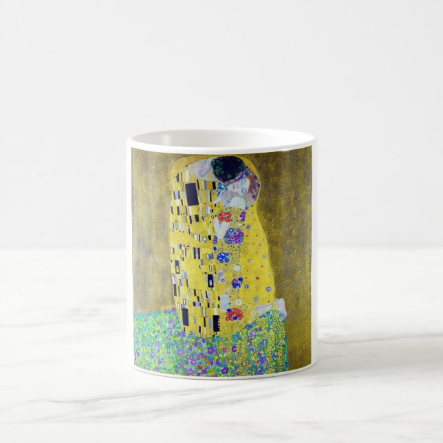 Caneca De Café O Beijo, Gustav Klimt (Centro)