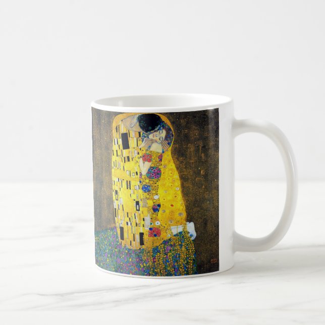 Caneca De Café O beijo, Gustavo Klimt (Direita)