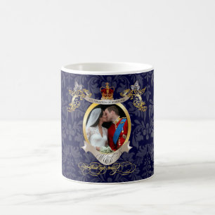 Caneca De Café o beijo, o casamento do Will+kate, "DY Color"!
