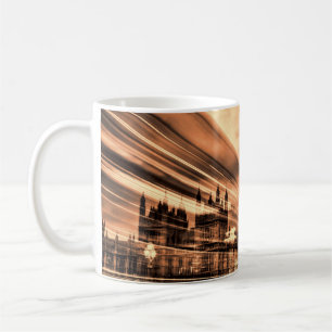 Caneca De Café O Big Ben em estilo retrô em Londres