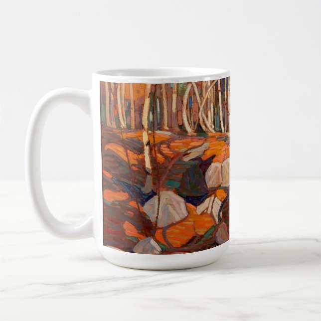 Caneca De Café O Birch Grove - Tom Thomson (Esquerda)